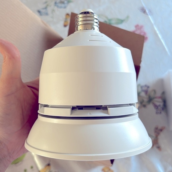 Brand New Socket Ceiling Fan 3-Color LED Light Dimmable Remote Control White - Picture 14 of 16